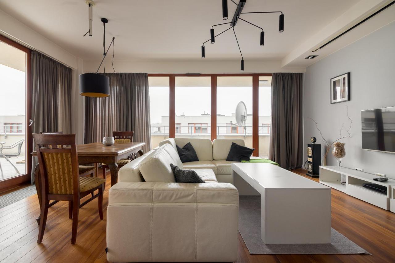 Hlonda Deluxe Apartment With Terrace Warschau Exterior foto