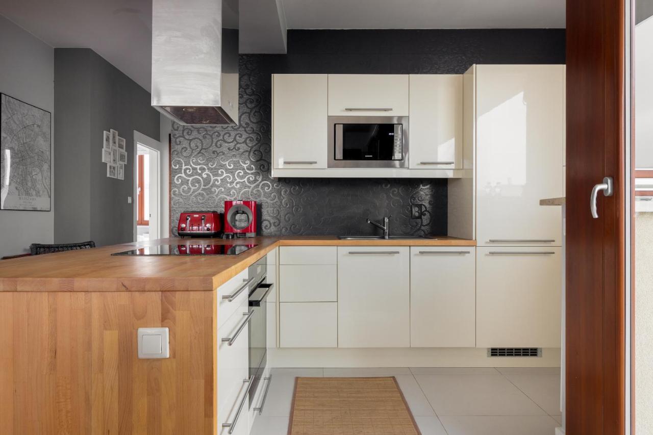 Hlonda Deluxe Apartment With Terrace Warschau Exterior foto