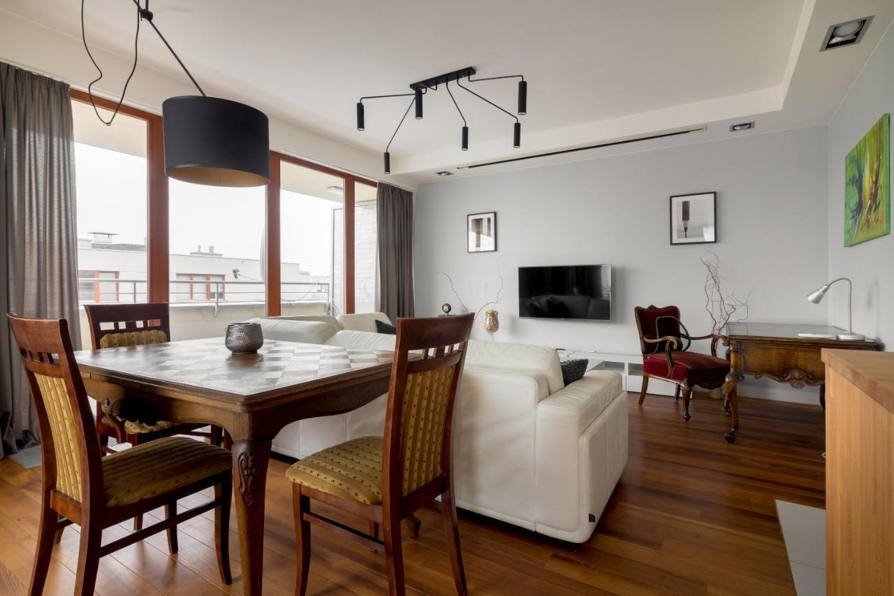 Hlonda Deluxe Apartment With Terrace Warschau Exterior foto